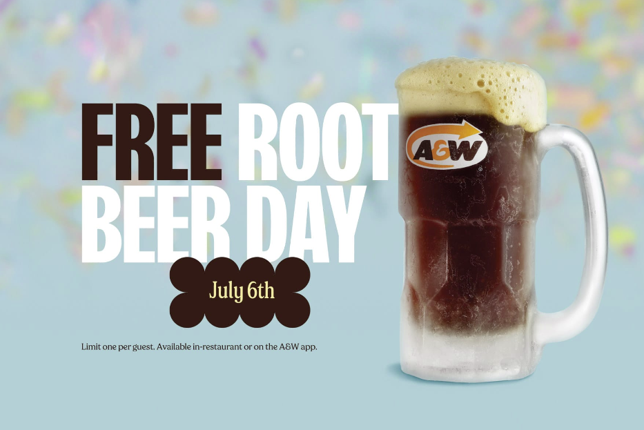 6일(토) 'A&amp;W 루트 비어' 음료 무료 제공 - CKNNews 이미지