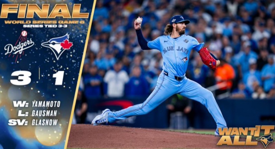 블루제이스, 월드시리즈 우승 눈앞서 패배…다저스와 최종 7차전으로 - CKNNews 이미지