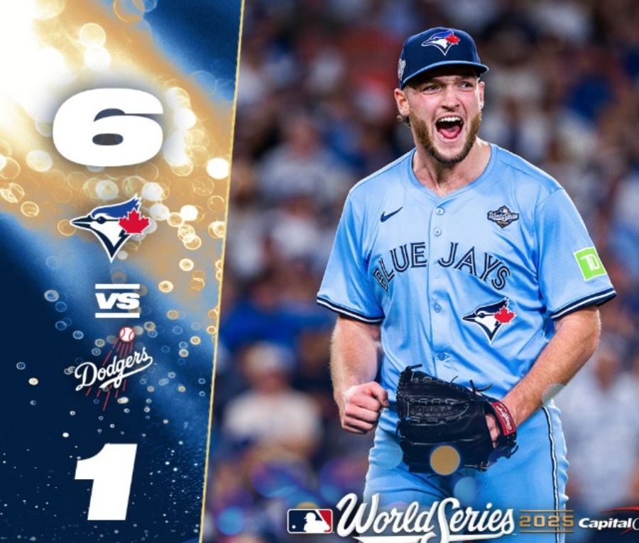 블루제이스, 월드시리즈 5차전 6대1 완승 "우승까지 1승" - CKNNews 이미지