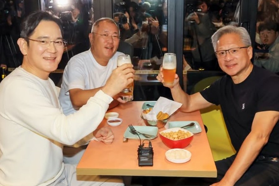 삼성 이재용·현대 정의선·엔비디아 젠슨 황, "깜짝 치맥 회동" - CKNNews 이미지