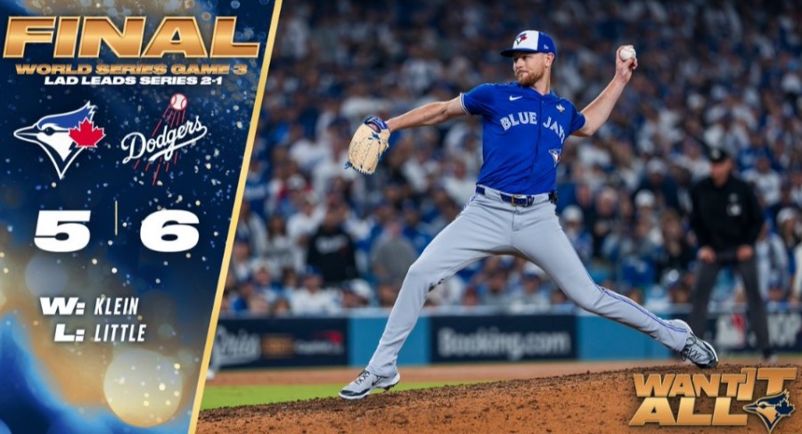 토론토 블루제이스, 3차전 5대6 아쉬운 패배... 18이닝 접전 - CKNNews 이미지